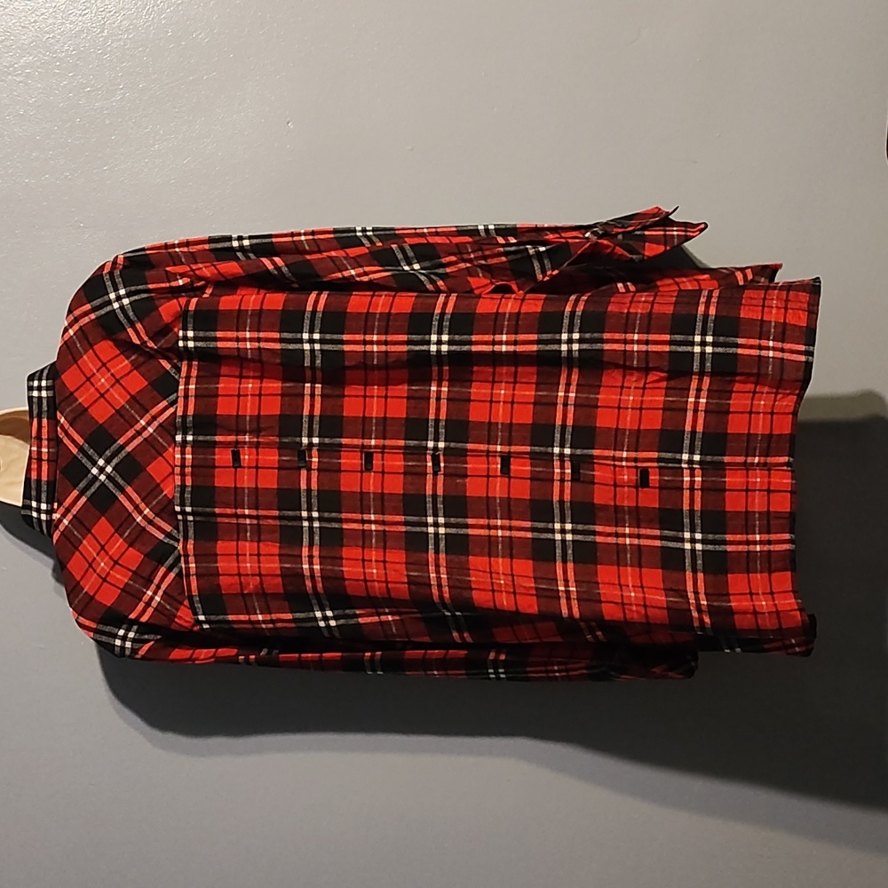 Multiples women's red, white & black gingham size 1XL top - Picture 13 of 17